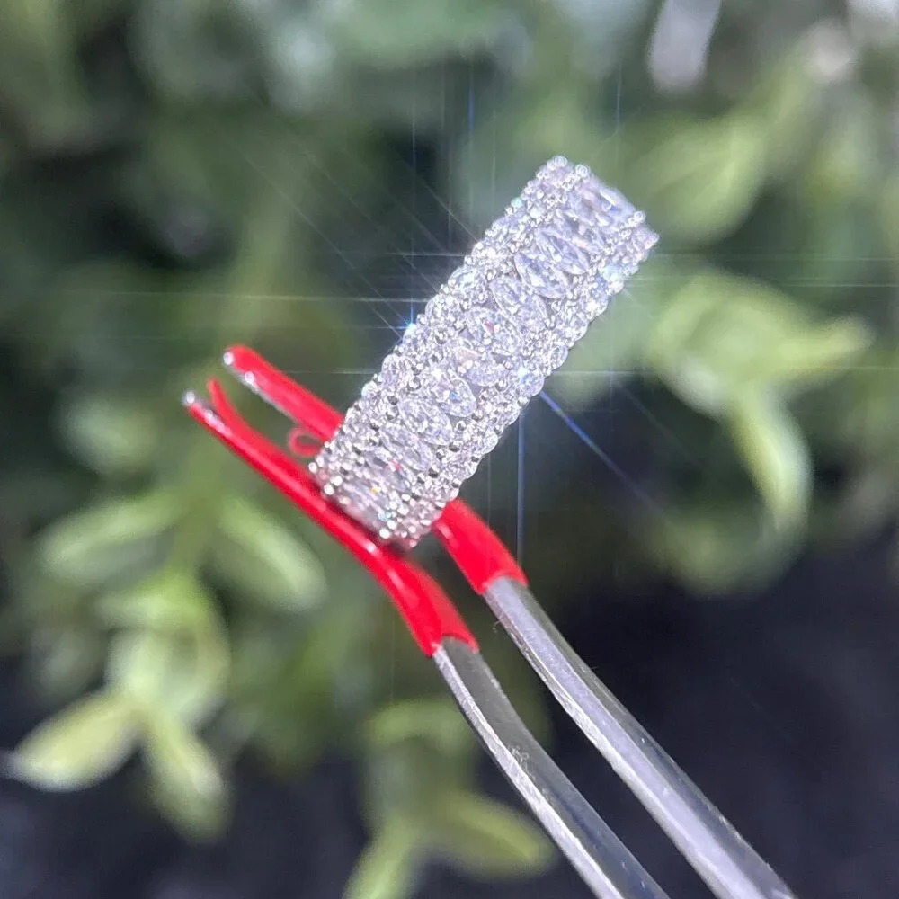 Silver 925‎ Eternity Cz Band